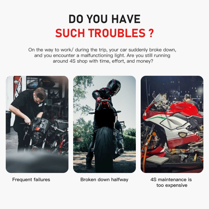 Murah Jdiag M100 Pro Diagnosis Scanner Motor Injeksi Honda Yamaha & Obd2