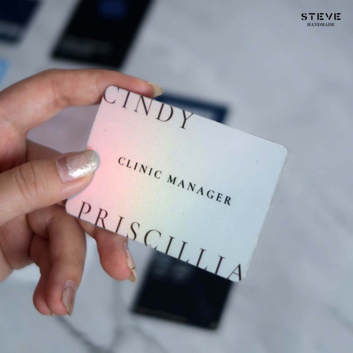 

Smart Business Card Classic Kartu Nama Digital RFID Custom Logo Nama