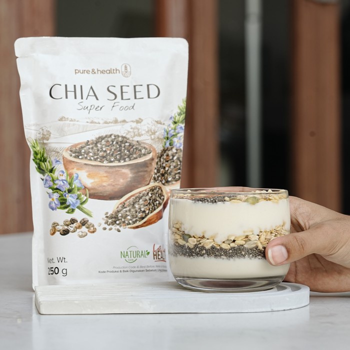 

Biji Chia Seed 250g Organik Black Chiaseed Original Natural Super Food