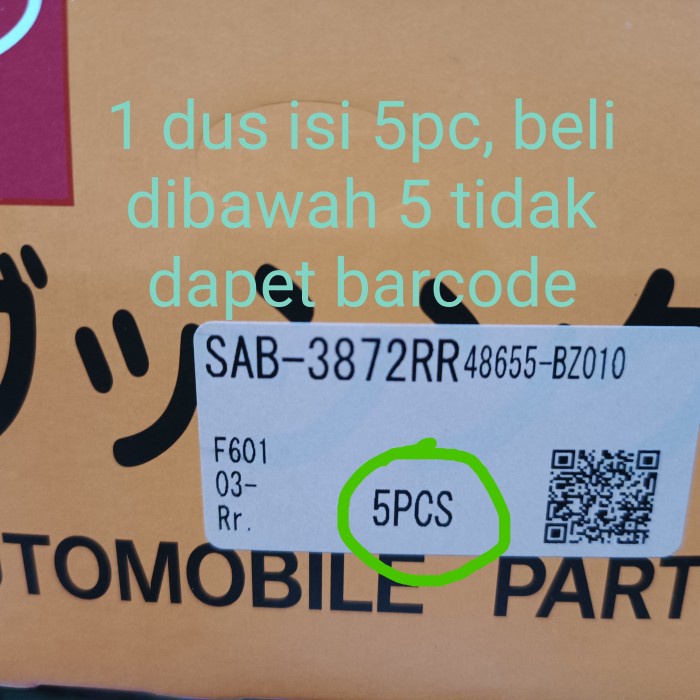bushing arm avanza 555 japan