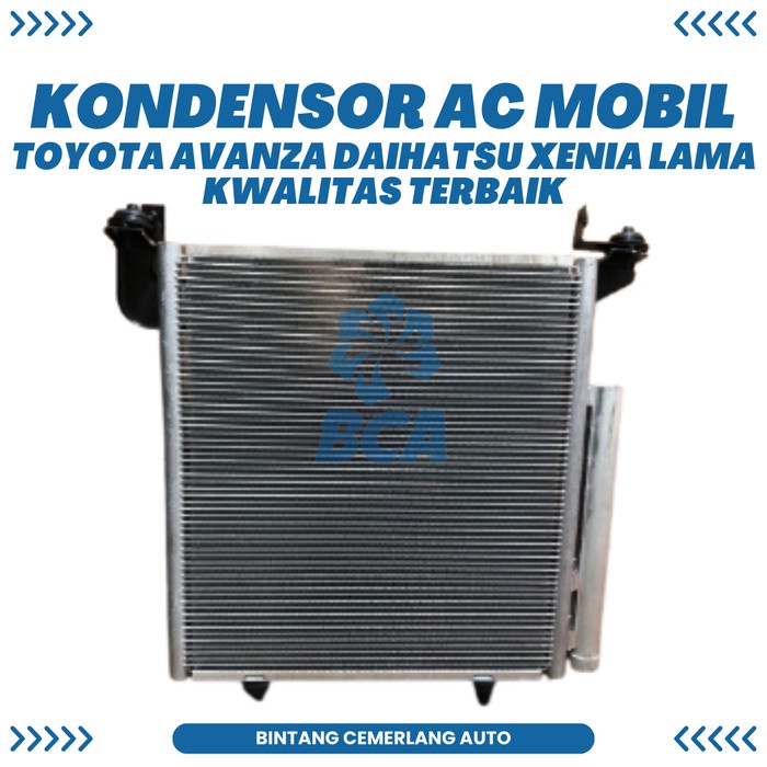 KONDENSOR AC MOBIL TOYOTA AVANZA DAIHATSU XENIA LAMA