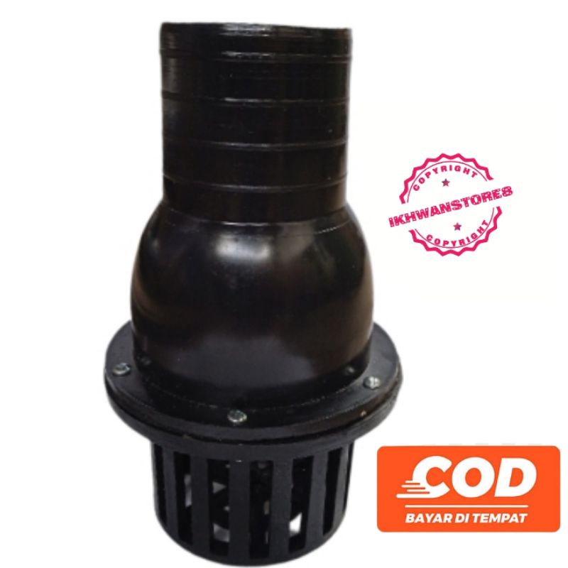 Hjk Saringan Air + klep Mesin Pompa Air Alkon 2inchi & 3inchi
