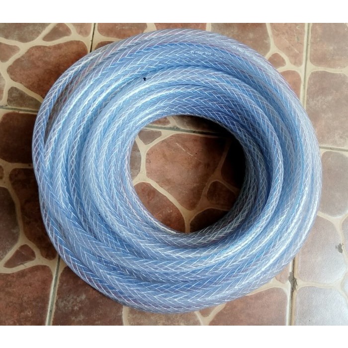 Hjk Selang air benang serat tebal 5/16 murah meteran buat Pompa DC dll