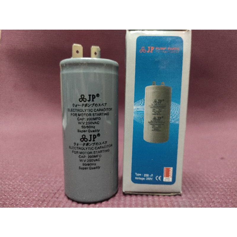 Hjk JP Kapasitor Starting 200uf 250V Kapasitor 200uf 250V MURAH