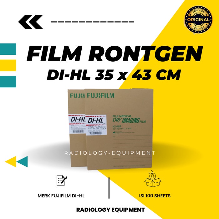 FILM X RAY FUJIFILM DIHL 35x43 / XRAY FILM DIHL 35X43 / FILM XRAY FUJI