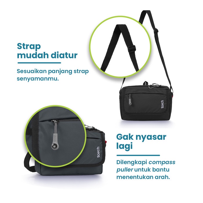 [yans] - Torch Tas Selempang - Sling Bag Jixi Mini Pouch
