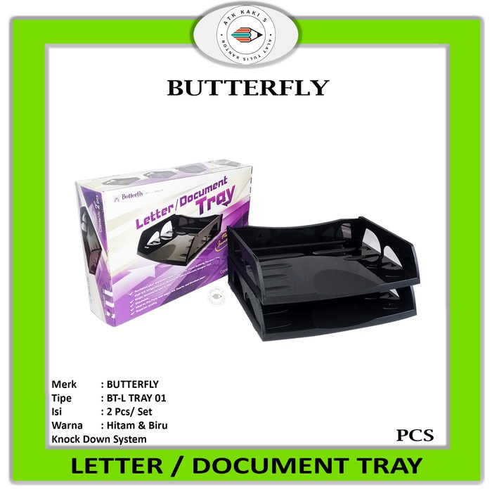 

Letter Tray 2 Susun Merk Butterfly