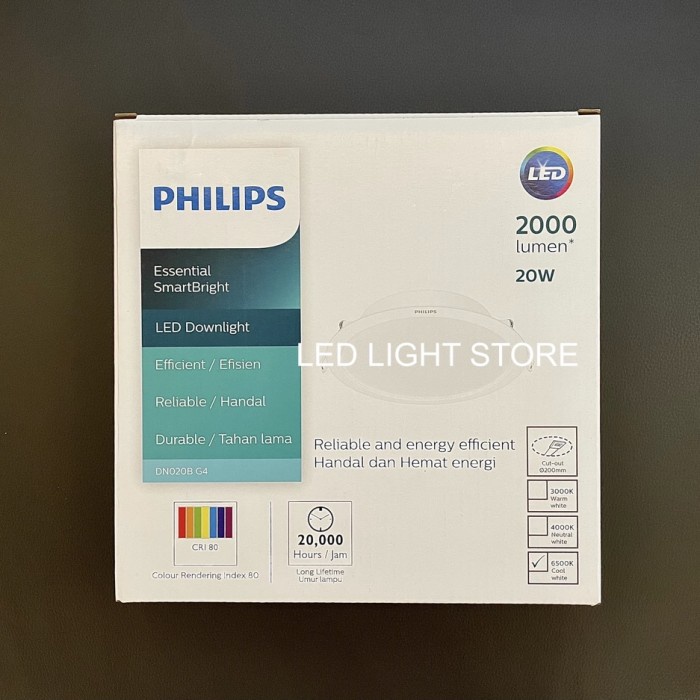 PHILIPS Downlight LED DN020B 20W 20Watt 20 Watt 20 W