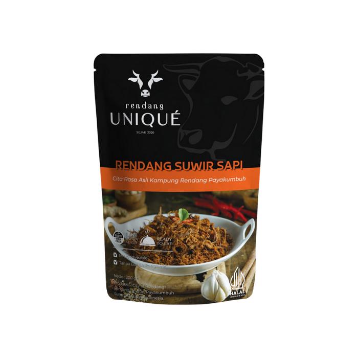 

terbaru !!! rendang unique suwir sapi ready