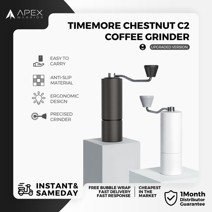 

Timemore Chestnut C2 Coffee Grinder Penggiling Biji Kopi Portable