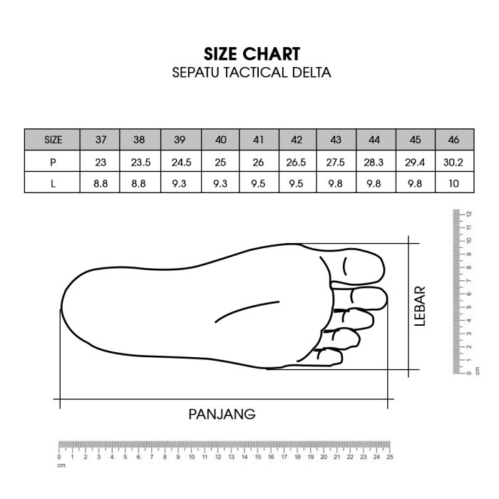 Sepatu Delta 8 Inci Tactical Boots Gurun/Hitam
