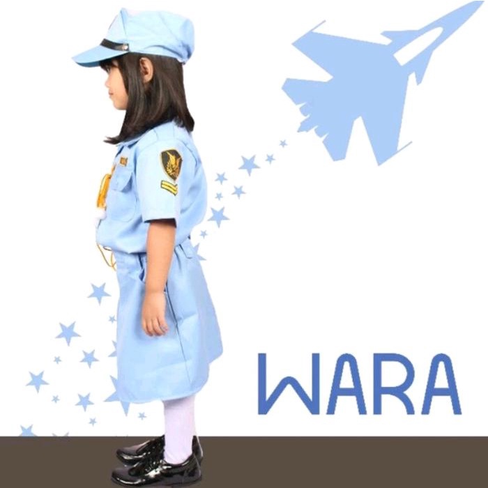 SALE TERBARU SERAGAM BAJU PROFESI ANGAKATN UDARA WANITA/ WARA/ TNI AU READYY