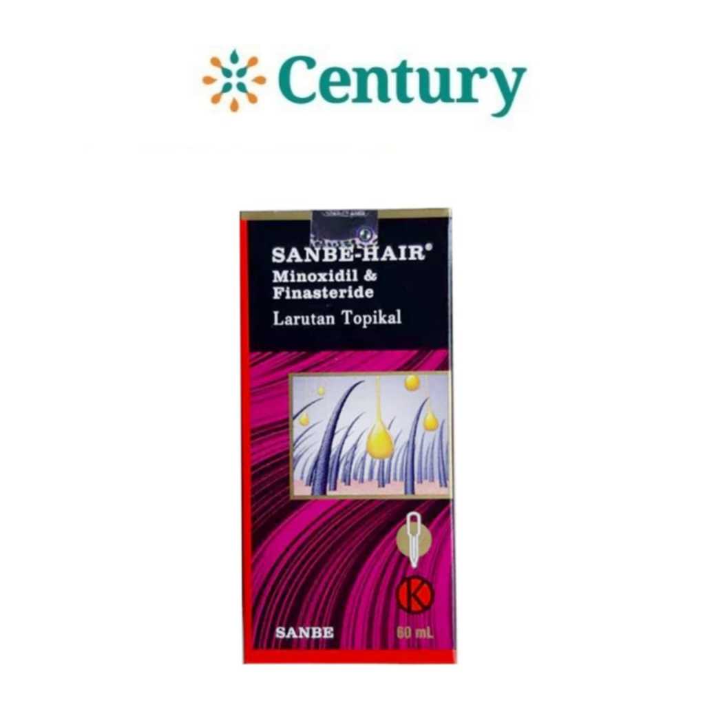 Sanbe-Hair 60 ml / Minoxidil / Finasteride / Minoxidil 5% /  Finasterid 0.5%/Alopesia androgenetika/
