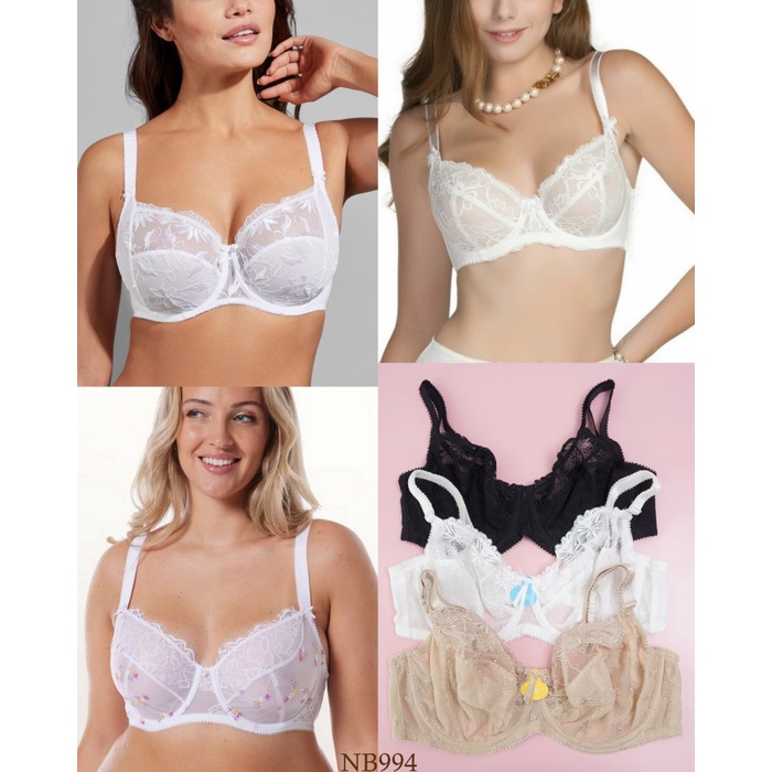 FREE ONGKIR Bra Wanita JUMBO Kawat Tanpa Busa SIZE 32GG S/D 40J Mix Hias Lace Pakaian Dalam