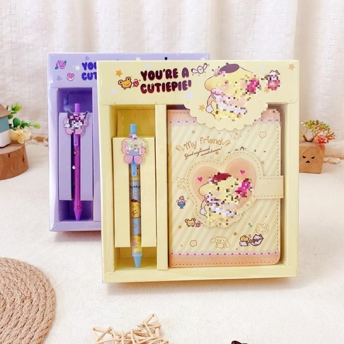 

Ggt Buku Diary Lucu Note Book Stationary Set 2 In 1 Alat Tulis Anak