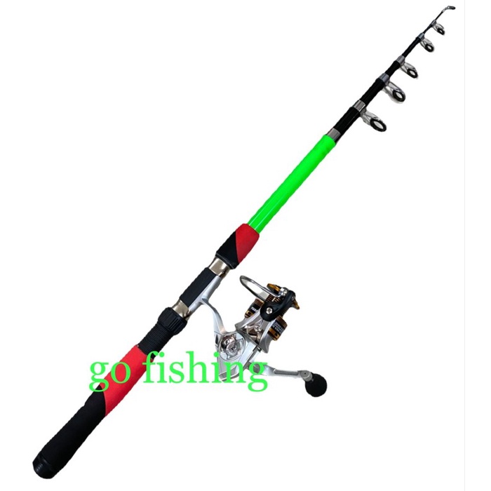 Joran Antena Fishing Set- hanya joran dan ril