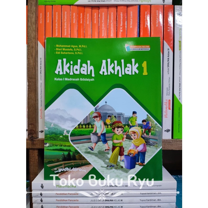 

SALE !!! BUKU AKIDAH AKHLAK KELAS 1 MI KURIKULUM MERDEKA YUDHISTIRA READYY