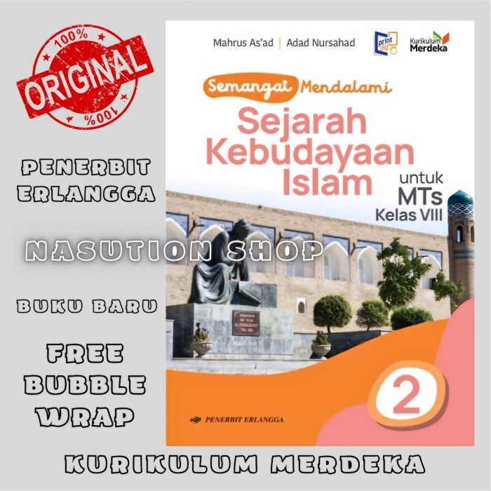 

SALE !!! BUKU SKI KELAS 2 / 8 MTS ERLANGGA KURIKULUM MERDEKA SEJARAH KEBUDAYAAN READYY