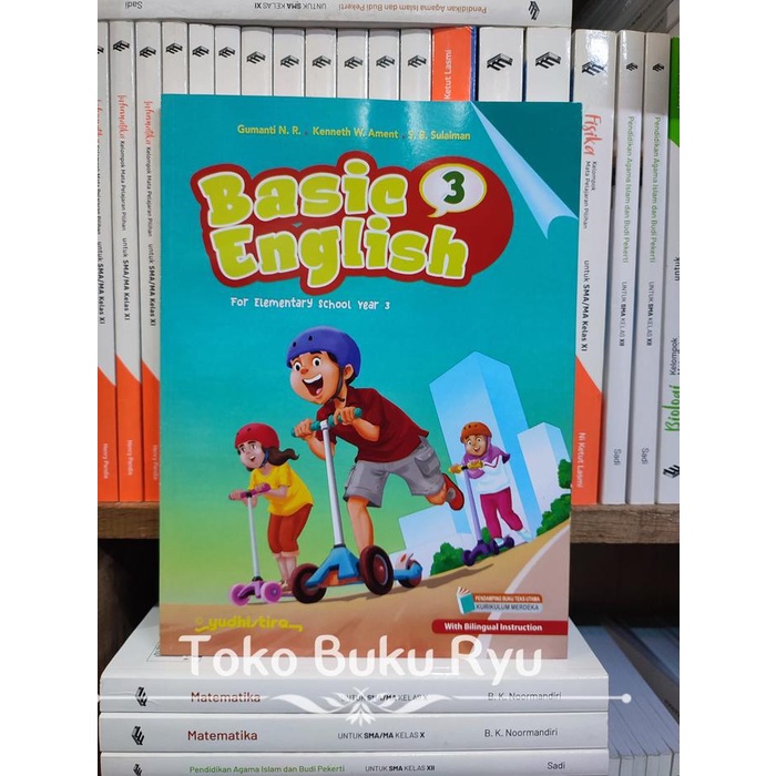 

SALE !!! BUKU BHS INGGRIS BASIC ENGLISH KELAS 3 SD KURIKULUM MERDEKA YUDHISTIRA READYY