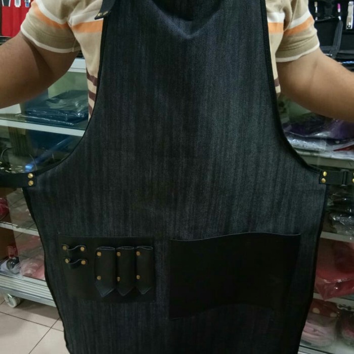 TERBARU APRON LEVIS CELEMEK UNTUK POTONG RAMBUT COD