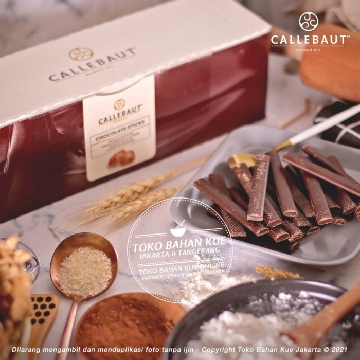 

Ready Stok" Callebaut Baking Sticks 44% 500Gr Dark Chocolate Batons Cokelat Stick