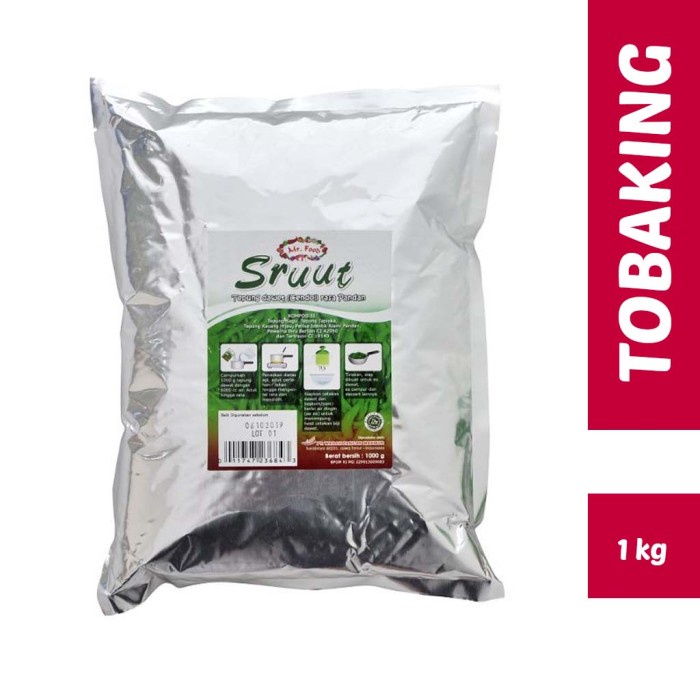 

Ready Stok" Tepung Dawet 1 Kg Cendol Sruut Mr. Food 1000 Gr Pandan Hijau