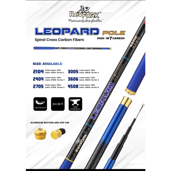 TEGEK REVFORK LEOPARD POLE (For GALATAMA LELE)