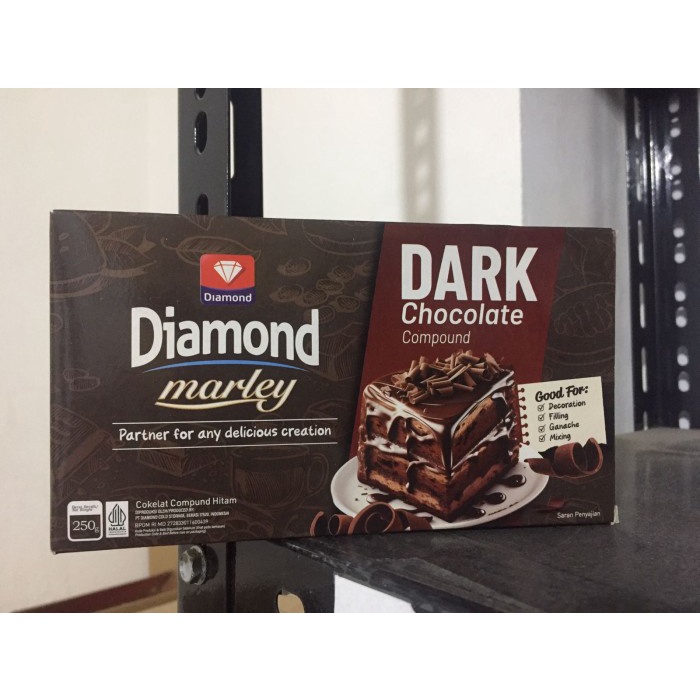 

Ready Stok" Marley Dark Chocolate Compound 250Gr