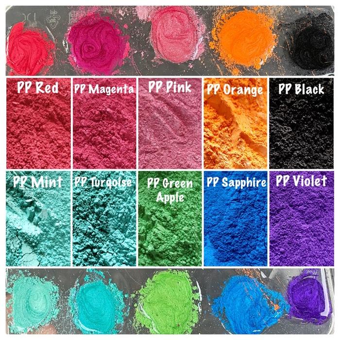 

Ready Stok" 10G Metalic Powder / Mica Powder / Bubuk Metalik / Pewarna Lilin / Pewarna Sabun /