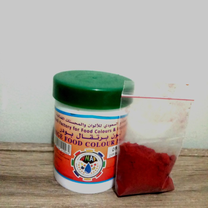 

Ready Stok" Saffron Bin Afif Food Colour Orange Ecer 20 Gram Repack