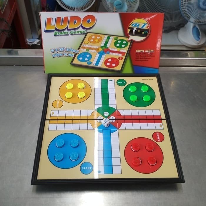 ready stok ludo magnet jumbo (ukuran 32 x 32 cm) original