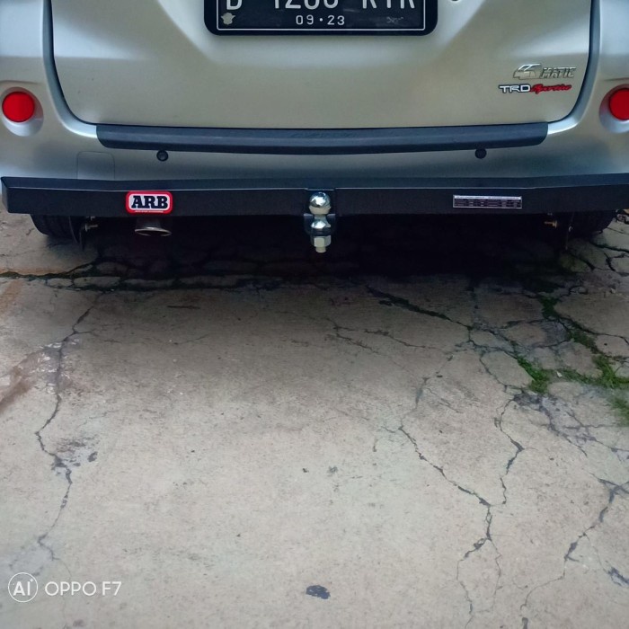 towing belakang toyota avanza