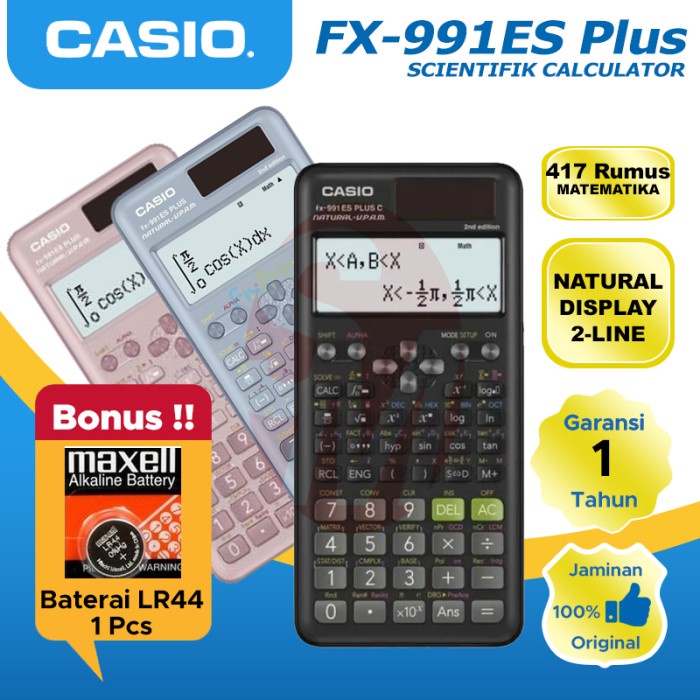 

Casio Scientifik Fx-991 Es Plus
