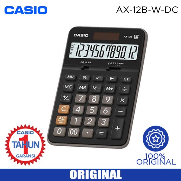 

Casio Electronic Calculator Ax-12B 12 Digits