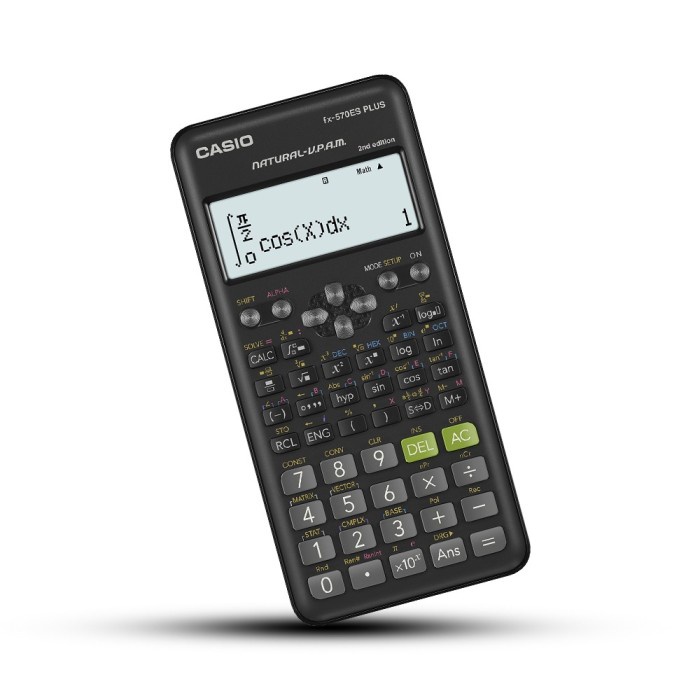 

CASIO FX-570ES Plus - Kalkulator Sekolah/Kuliah - Scientific/Saintifik TERLARIS/TERMURAH/TERPOPULER