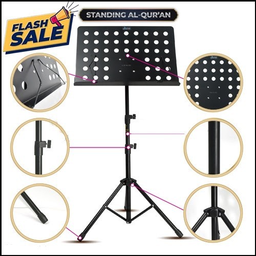 STAND QURAN IMAM TRIPOD PENYANGGA DUDUKAN AL QURAN UKURAN BESAR MURAH