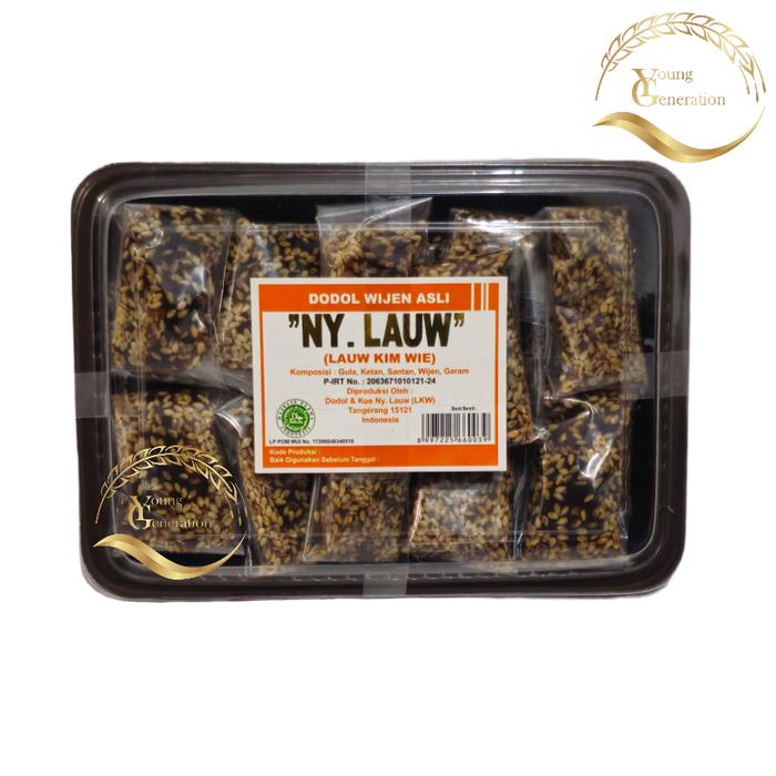 

Dodol Ny Lauw Kim Wie 1 Mika isi 20 Pcs Jenang Tradisional Khas Tangerang Halal PIRT