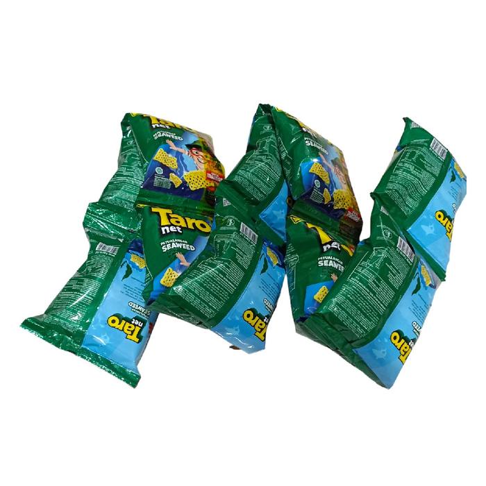 

1 Dus Taro Net Renceng an 2000 isi 4 Renceng @17g Snack Cemilan Food Seaweed Bbq Camilan Pedas