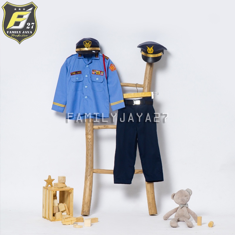 ( SATU SET TERMURAH ) BAJU SERAGAM TNI AU ANAK/BAJU PROFESI ANAK/ BAJU TNI AU ANAK/BAJU KARNAVAL TNI