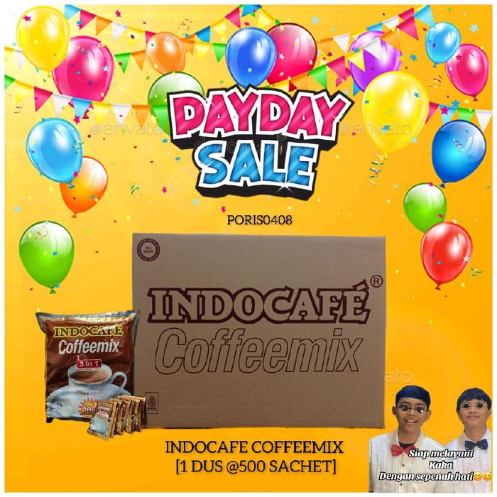 

EXCLUSIVE UPIN IPIN ~ KOPI INDOCAFE COFFEEMIX 3IN1 [1 DUS ISI 500 SACHET]