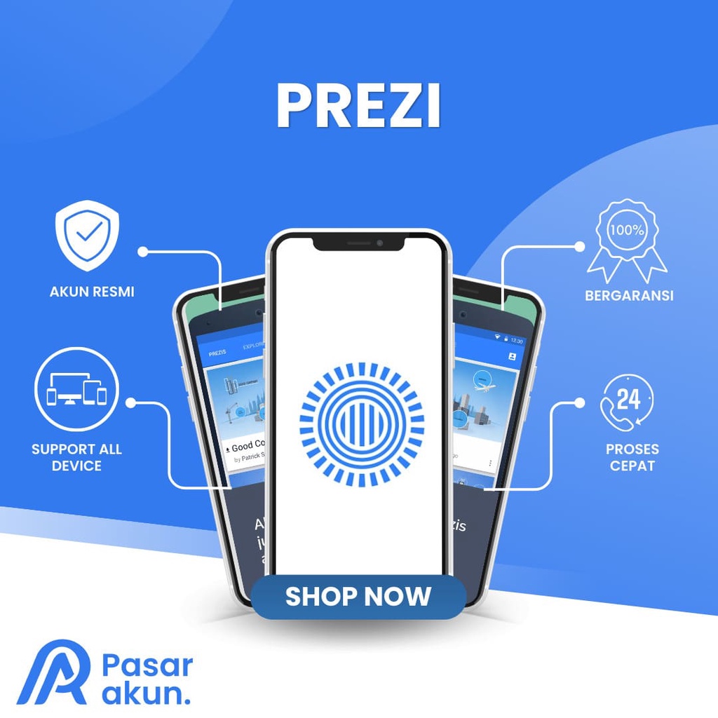 Akun Prezi 1 Tahun Premium ( Individual, Students & Educators, Business)