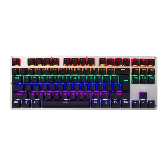 HP GK200 TKL 87 Full Mechanical Rainbow Gaming Keyboard Blue Switch