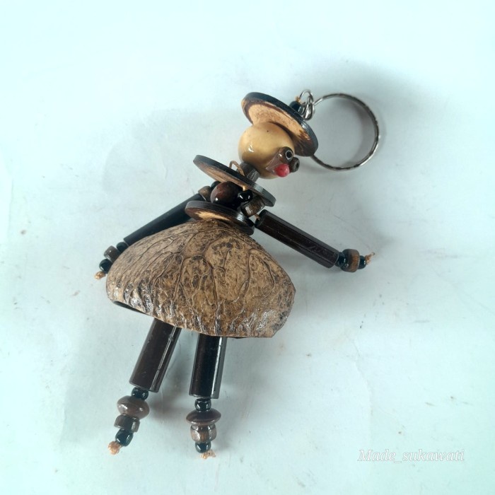 >*>*>*>*] Gantungan kunci buah boneka kayu