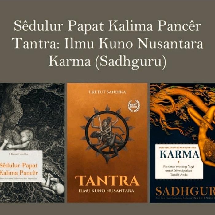 

Viral Paket Sedulur Papat Kalima Pancer, Tantra Dan Karma Cod