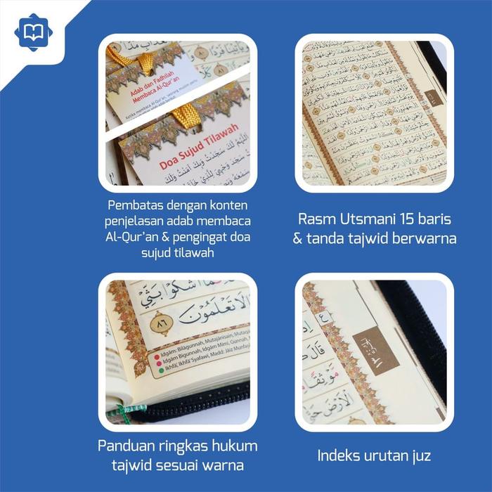

Diskon Al Quran Tajwid Warna Al Mumtaz A5 Pocket Resleting Packing Aman