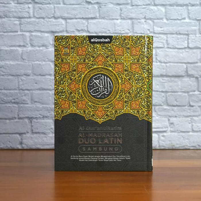 

Terbaru!! Quran Al Qosbah Al-Madrasah Duo Latin Sambung A4 / Alquran Belajar Terjemah &