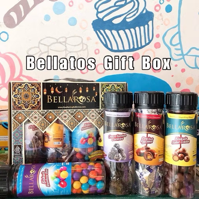 

NEW PRODUCT ReadyStock INSTAN Hampers / Parcel Kue Kering Cookies Coklat Bellarosa Paket Lebaran