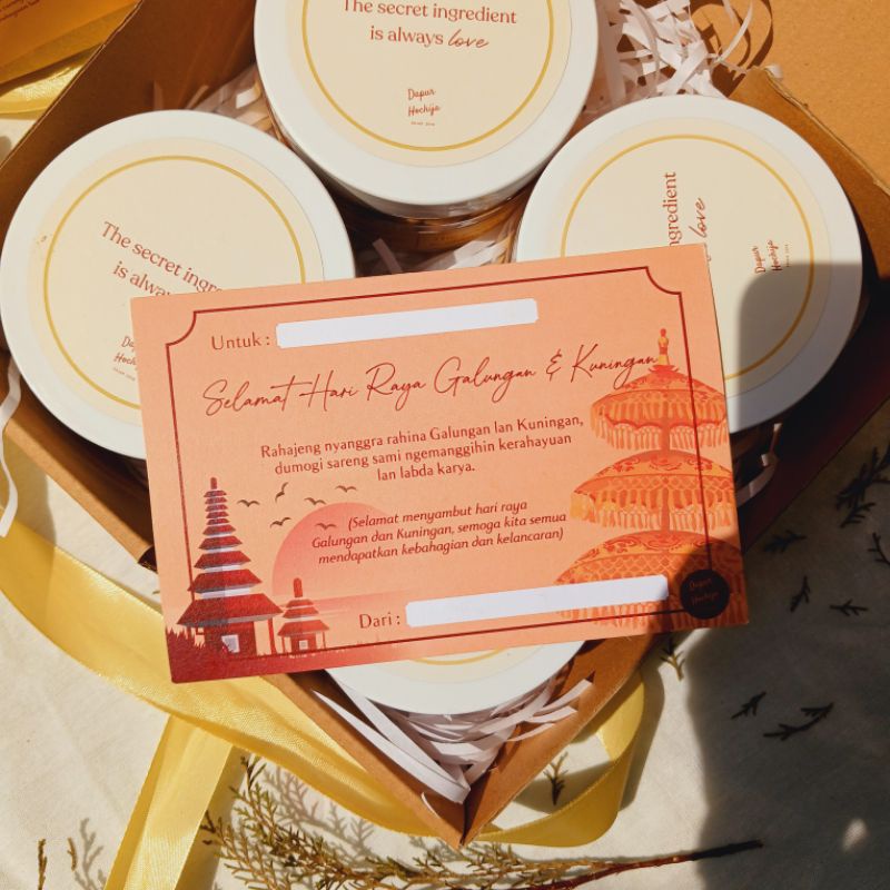 

BIG SALE Gallungan Kuningan Hampers Set Hampers Kue Kering Hadiah Gift Package