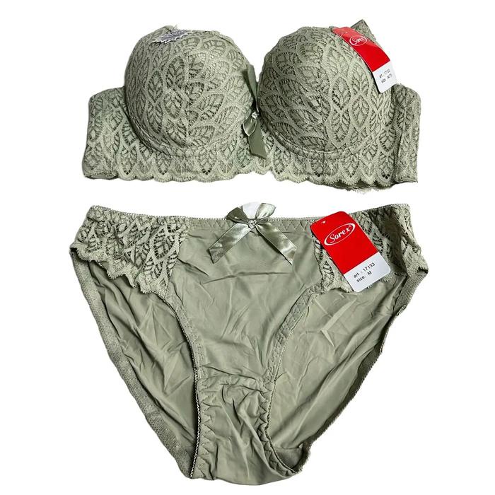 SALE PROMO BRA BH SET CD SOREX WANITA SETELAN CELANA DALAM 17133 CUP B ADA LAWAT BERBUSA KAIT 3