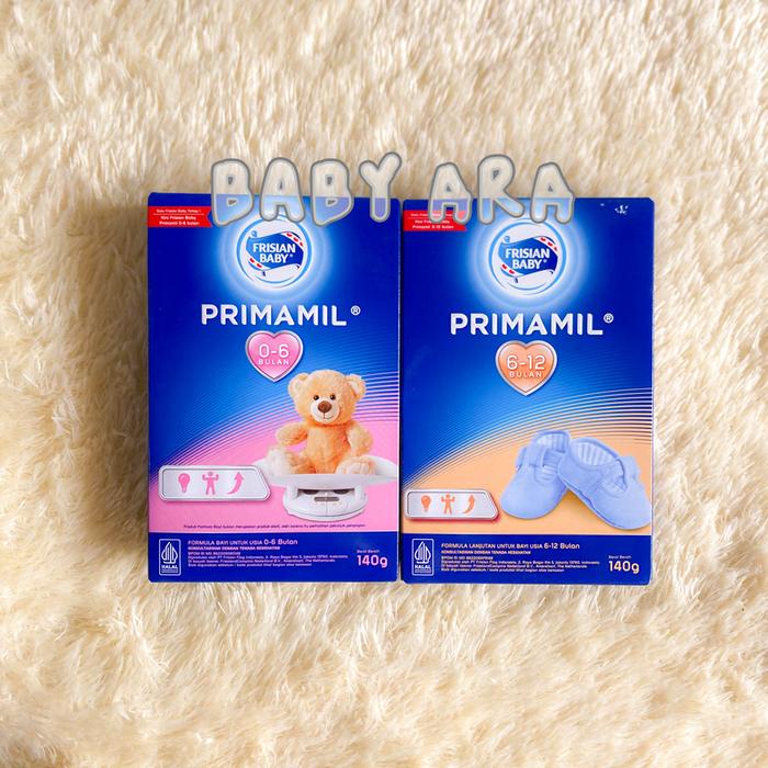 FRISIAN FLAG SUSU BUBUK PRIMAMIL 0-6 BLN / 6-12 BLN 140GR SUSU FORMULA BAYI